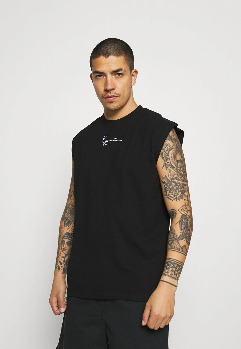 SMALL SIGNATURE TEE - T-Shirt basic - black Karl Kani SMALL SIGNATURE TEE - T-Shirt Basic - Black, Herren -Outlet KARL KANI Store 69934fd0475045df94fb807db73bf54c