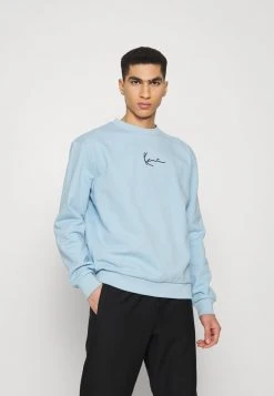 Karl Kani SMALL SIGANTURE CREW UNISEX - Sweatshirt - Light Blue
