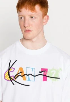 Karl Kani SIGNATURE PRINT TEE UNISEX - T-Shirt Print - White -Outlet KARL KANI Store 6cdcb7db7dd442ecaeaba9a1720b24bb