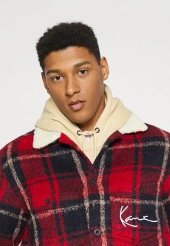 Karl Kani CHEST SIGNATURE SHIRT JACKET UNISEX - Übergangsjacke - Black -Outlet KARL KANI Store 6d70afa2cd2346dda7f8024d6367b7cf