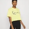 Karl Kani SIGNATURE TEE - T-Shirt Print - Lime, Damen -Outlet KARL KANI Store 6de9797f9fcd471ea8ec1f80e2591756