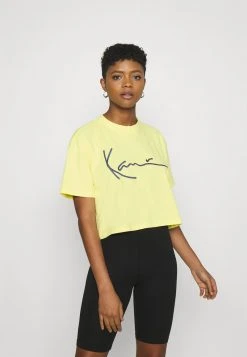 Karl Kani SIGNATURE TEE - T-Shirt Print - Lime, Damen