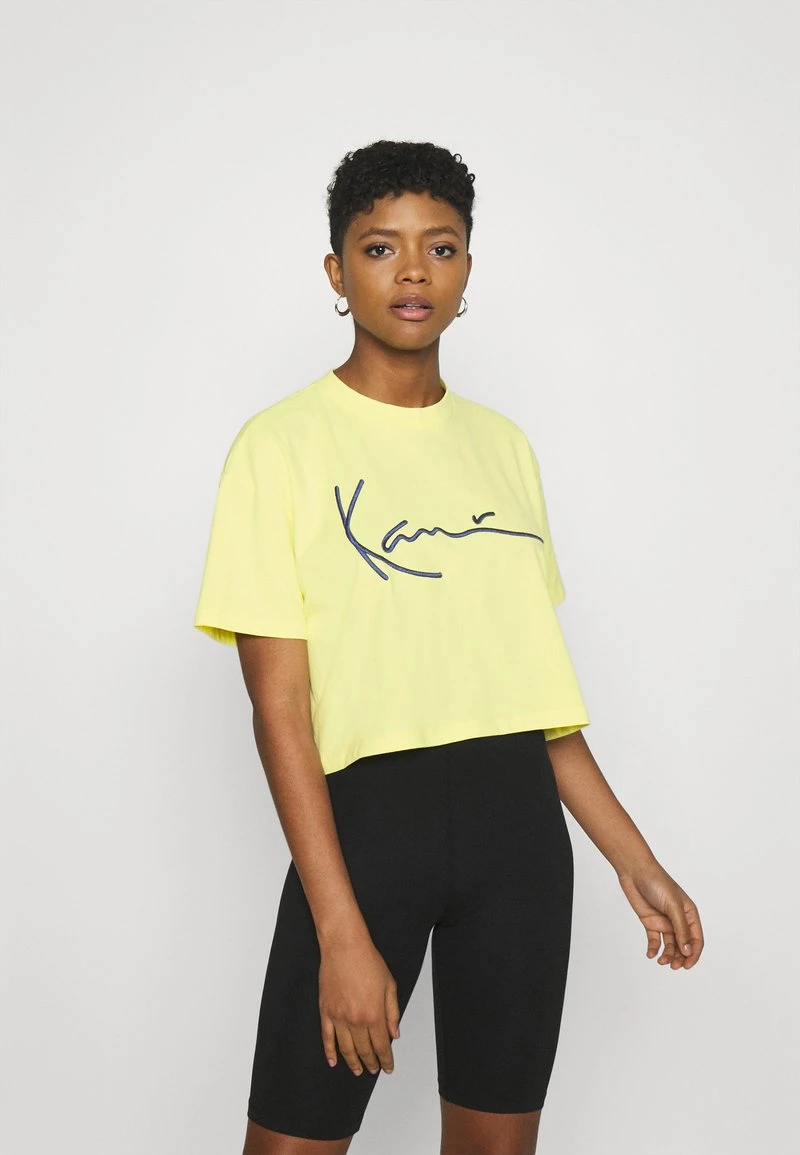 Karl Kani SIGNATURE TEE - T-Shirt Print - Lime, Damen 3 Karl Kani SIGNATURE TEE - T-Shirt Print - Lime, Damen