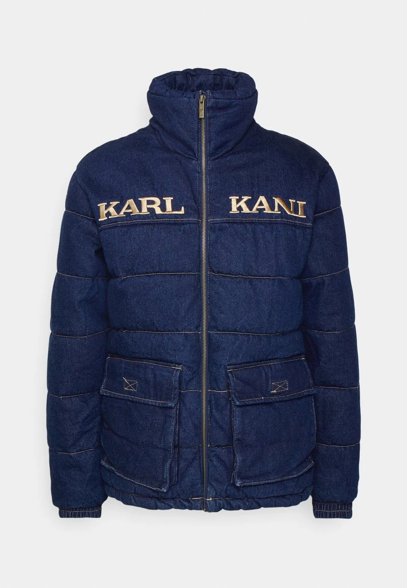Karl Kani UNISEX RETRO RINSED BLOCK PUFFER - Winterjacke - Blue 6 Karl Kani UNISEX RETRO RINSED BLOCK PUFFER - Winterjacke - Blue – Bild 4