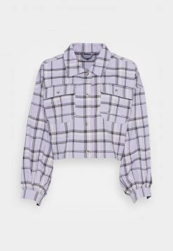 Karl Kani CHEST SIGNATURE SHORT CHECK - Leichte Jacke - Purple, Damen 5 Karl Kani CHEST SIGNATURE SHORT CHECK - Leichte Jacke - Purple, Damen -Outlet KARL KANI Store 7041e14326d64c879d9a01d631f578be