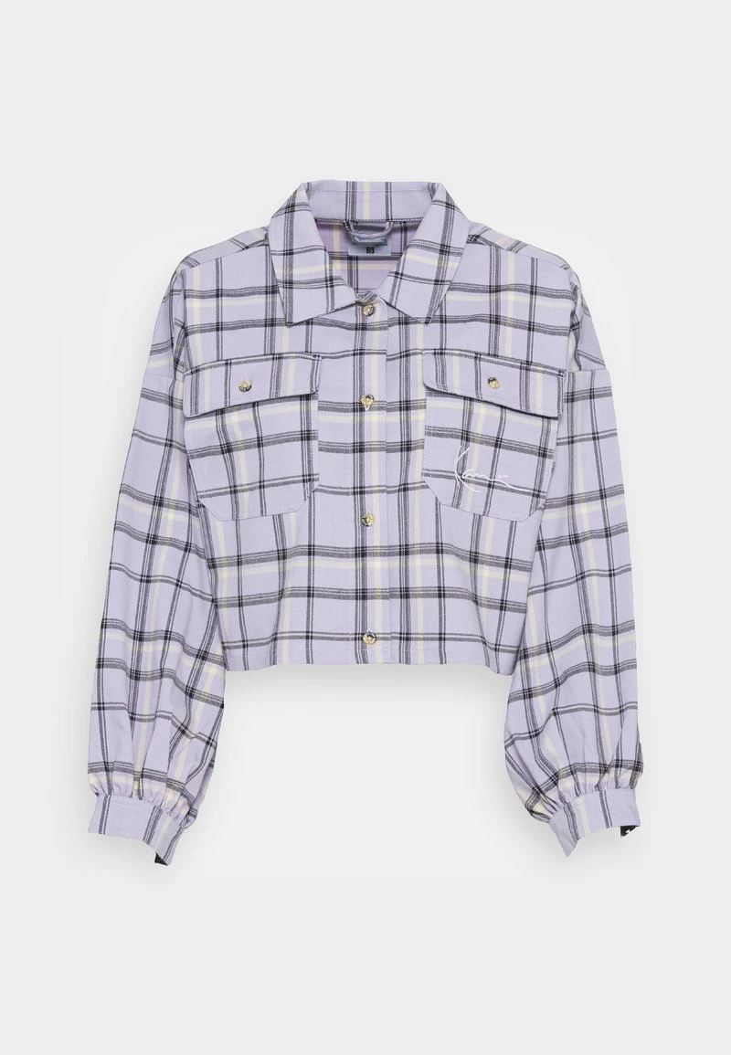 CHEST SIGNATURE SHORT CHECK - Leichte Jacke - purple Karl Kani CHEST SIGNATURE SHORT CHECK - Leichte Jacke - Purple, Damen -Outlet KARL KANI Store 7041e14326d64c879d9a01d631f578be