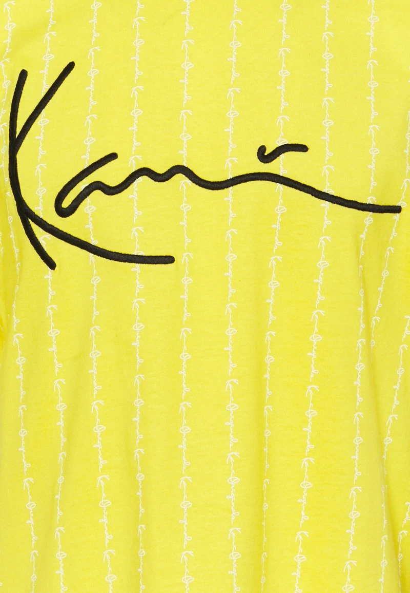 Karl Kani SIGNATURE LOGO PINSTRIPE TEE UNISEX - T-Shirt Print - Yellow 5 Karl Kani SIGNATURE LOGO PINSTRIPE TEE UNISEX - T-Shirt Print - Yellow – Bild 3