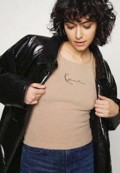 Karl Kani SMALL SIGNATURE - Top - Taupe, Damen 5 Karl Kani SMALL SIGNATURE - Top - Taupe, Damen -Outlet KARL KANI Store 70fcf06e7c58457b9636b64cf49e43bb