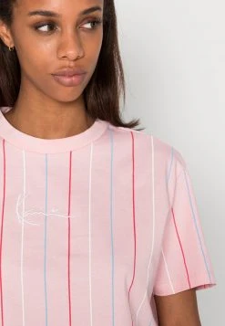 Karl Kani SMALL SIGNATURE CROP TEE - T-Shirt Print - Rose, Damen -Outlet KARL KANI Store 71a23c8c56a04389843094d364d6118b