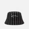 Karl Kani SIGNATURE PINSTRIPE BUCKET HAT UNISEX - Hut - Black