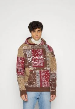 Karl Kani UNISEX SIGNATURE PAISLEY HOODIE - Sweatshirt - Light Sand