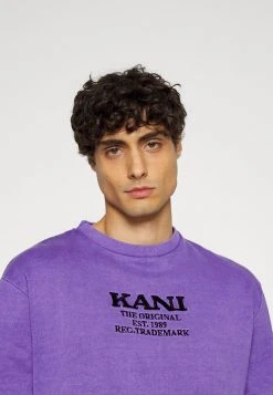 Karl Kani UNISEXRETRO WASHED CREW - Sweatshirt - Lilac -Outlet KARL KANI Store 72fb07e473584bf6ac772cf8a5a9f0c0
