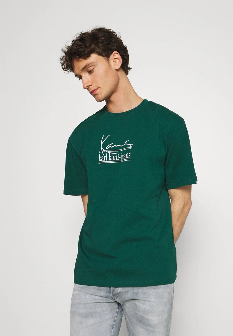 Karl Kani UNISEX SIGNATURE TEE - T-Shirt Print - Green 3 Karl Kani UNISEX SIGNATURE TEE - T-Shirt Print - Green