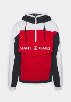 Karl Kani RETRO BLOCK REVERSIBLE WINDBREAKER - Leichte Jacke - Red, Herren