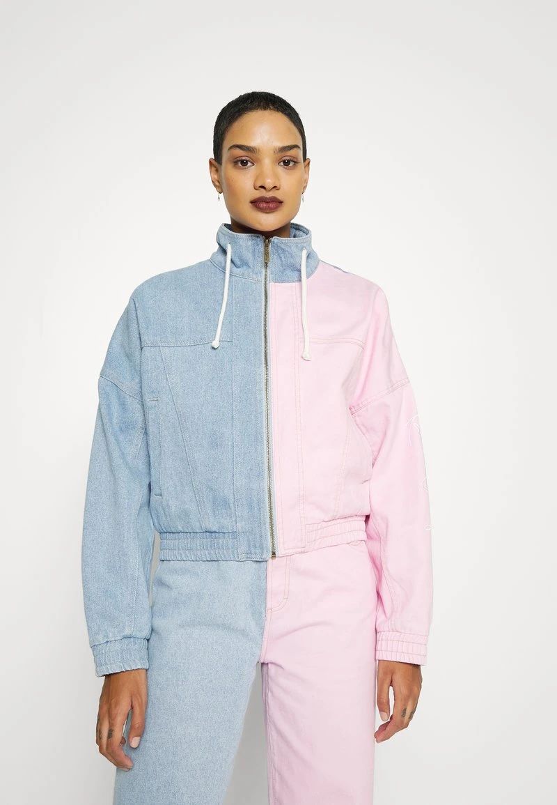 Karl Kani ORIGINALS BLOCK JACKET - Jeansjacke - Rose/blue, Damen 3 Karl Kani ORIGINALS BLOCK JACKET - Jeansjacke - Rose/blue, Damen