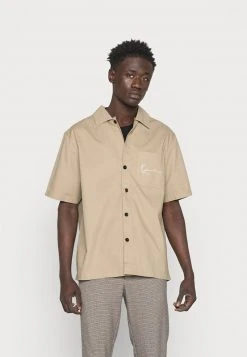 Karl Kani CHEST SIGNATURE SHORT SLEEVE - Hemd - Military Green, Herren