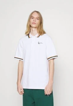 Karl Kani SMALL SIGNATURE TEE - Poloshirt - White, Herren