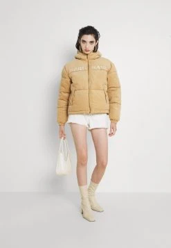 Karl Kani RETRO HOODED PUFFER JACKET - Winterjacke - Sand, Damen -Outlet KARL KANI Store 766abfebda07441db1829b7e86c90337