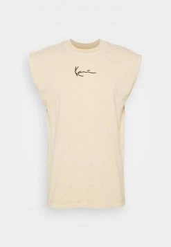 Karl Kani SMALL SIGNATURE TEE - Top - Sand, Unisex -Outlet KARL KANI Store 772d0241038a40cfaed823d3c99e56d7