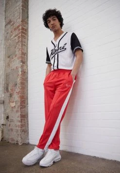 Karl Kani SMALL SIGNATURE STRAIGHT LEG TRACKPANTS - Jogginghose - Red, Herren