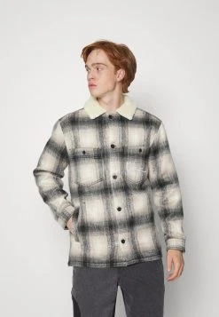 Karl Kani CHEST SIGNATURE JACKET UNISEX - Übergangsjacke - Beige