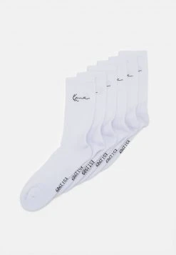 Karl Kani SIGNATURE SOCKS 6 PACK - Socken - White, Herren