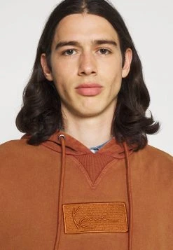 Karl Kani SMALL SIGNATURE BOX WASHED HOODIE UNISEX - Sweatshirt - Dark Orange -Outlet KARL KANI Store 799820a0c42c46649f099713b3b8fb09