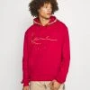 Karl Kani SIGNATURE PATCH HOODIE UNISEX - Sweatshirt - Dark Red