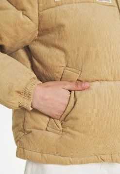 Karl Kani RETRO HOODED PUFFER JACKET - Winterjacke - Sand, Damen -Outlet KARL KANI Store 7c2622c05904490eb36ac0a1a026c634