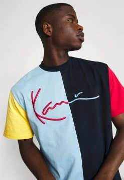 Karl Kani SIGNATURE BLOCK TEE UNISEX - T-Shirt Print - Navy -Outlet KARL KANI Store 7d093602af0f458dbee0e3d720f402e5