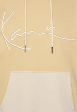 Karl Kani SIGNATURE BLOCK HOODIE UNISEX - Sweatshirt - Sand -Outlet KARL KANI Store 7dfdfc91f771406e9fb78141e29c95d9