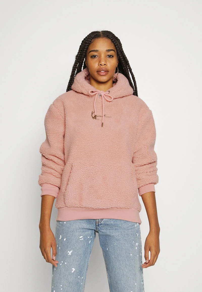 SIGNATURE HOODIE - Kapuzenpullover - rose Karl Kani SIGNATURE HOODIE - Kapuzenpullover - Rose, Damen -Outlet KARL KANI Store 7e7675689bb44ceb9a965f2b7e85a104