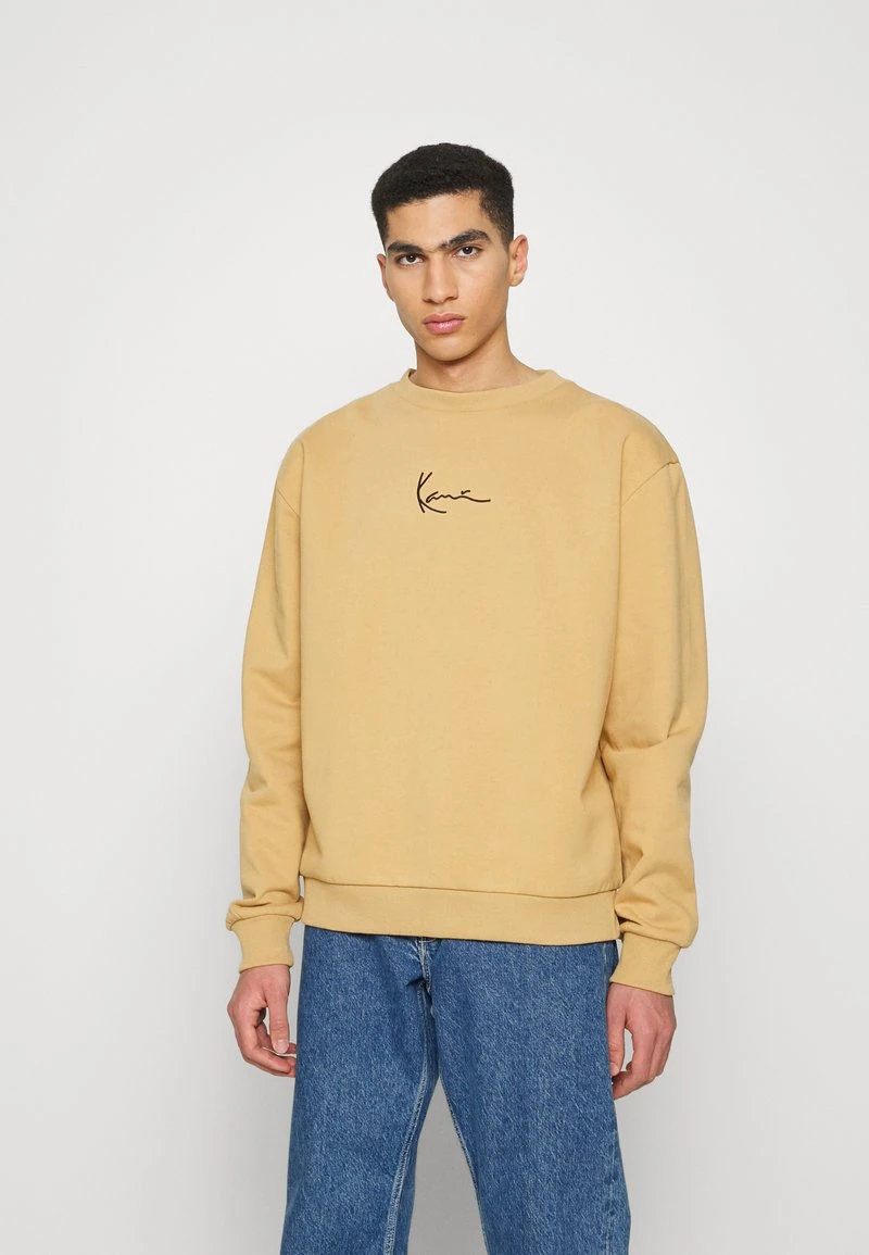 Karl Kani SMALL SIGNATURE CREW UNISEX - Sweatshirt - Sand 3 Karl Kani SMALL SIGNATURE CREW UNISEX - Sweatshirt - Sand