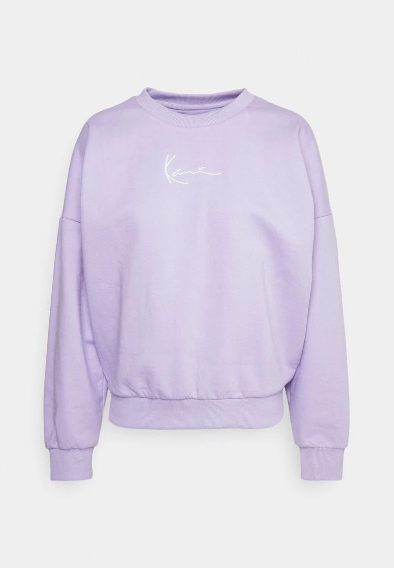 SMALL SIGNATURE CREW - Sweatshirt - purple Karl Kani SMALL SIGNATURE CREW - Sweatshirt - Purple, Damen -Outlet KARL KANI Store 800fa90728d94eb2b1990bd808e666a4