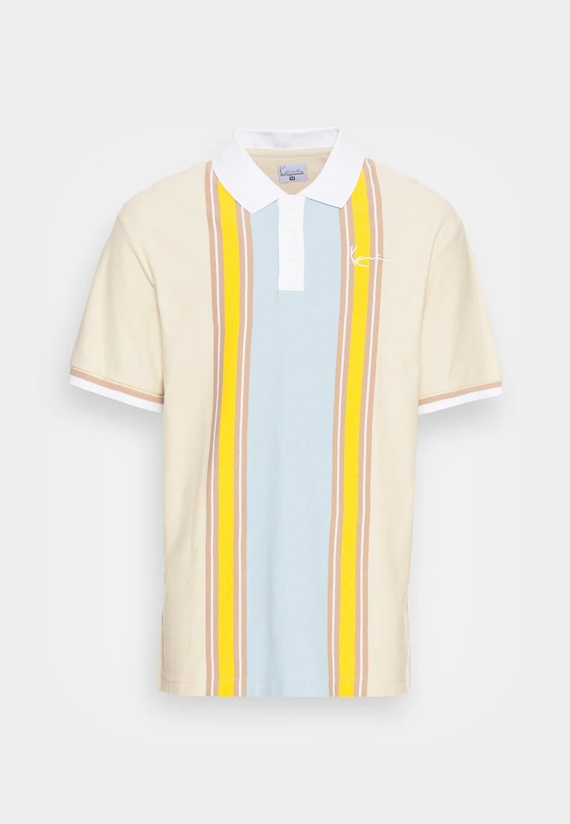 Karl Kani CHEST SIGNATURE STRIPE TEE UNISEX - Poloshirt - Cream 6 Karl Kani CHEST SIGNATURE STRIPE TEE UNISEX - Poloshirt - Cream – Bild 4