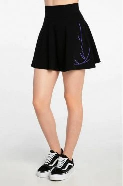 Karl Kani A-Linien-Rock - Black, Damen -Outlet KARL KANI Store 8115908f8a49490a8472fac380a097ba