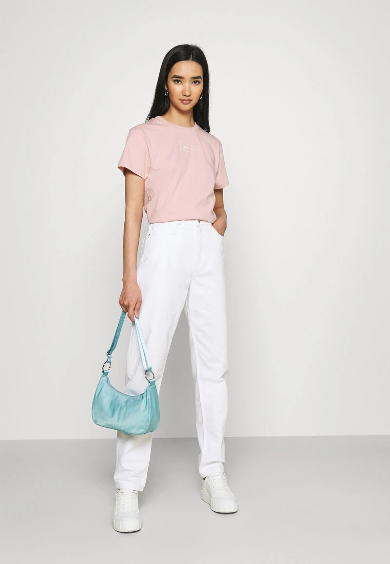 Karl Kani SMALL SIGNATURE TEE - T-Shirt Basic - Rose, Damen 4 Karl Kani SMALL SIGNATURE TEE - T-Shirt Basic - Rose, Damen – Bild 2