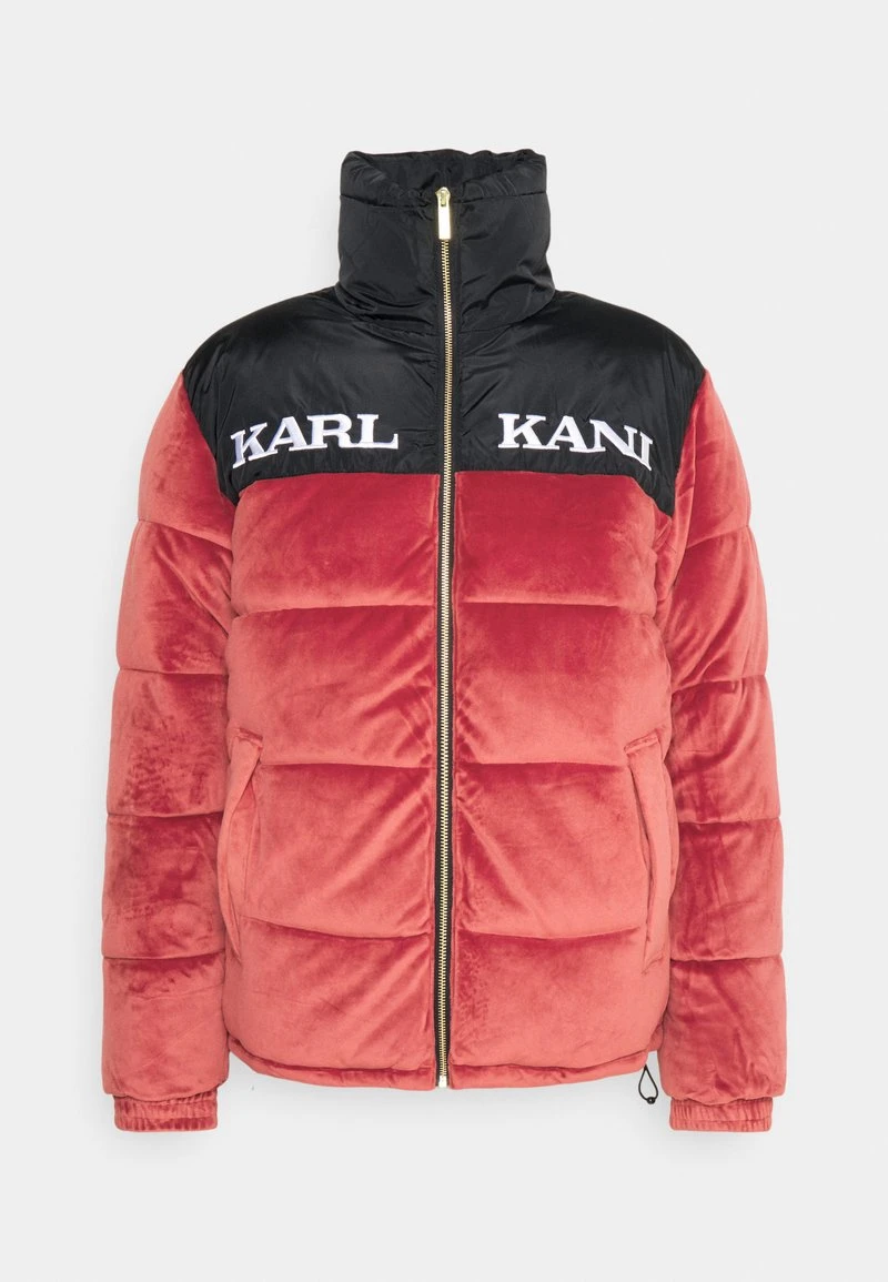 RETRO VELVET BLOCK PUFFER UNISEX - Winterjacke - dark red Karl Kani RETRO VELVET BLOCK PUFFER UNISEX - Winterjacke - Dark Red -Outlet KARL KANI Store 8330c8007f764d499bcf9c4ced99c7d1