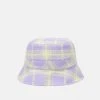 Karl Kani SIGNATURE REVERSIBLE CHECK BUCKET HAT - Hut - Purple, Unisex
