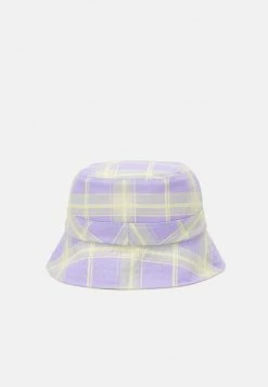 Karl Kani SIGNATURE REVERSIBLE CHECK BUCKET HAT - Hut - Purple, Unisex