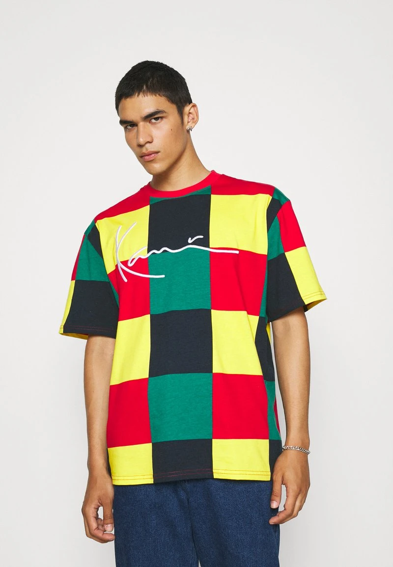Karl Kani SIGNATURE BLOCK TEE UNISEX - T-Shirt Print - Red 3 Karl Kani SIGNATURE BLOCK TEE UNISEX - T-Shirt Print - Red