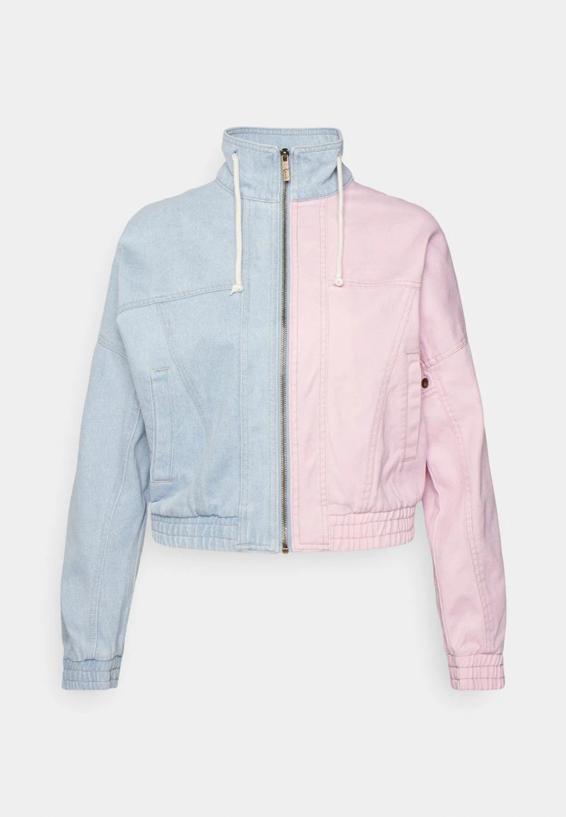 Karl Kani ORIGINALS BLOCK JACKET - Jeansjacke - Rose/blue, Damen 11 Karl Kani ORIGINALS BLOCK JACKET - Jeansjacke - Rose/blue, Damen – Bild 9