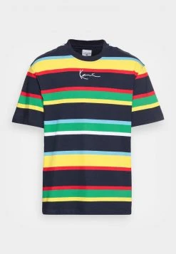 Karl Kani SMALL SIGNATURE STRIPE TEE UNISEX - T-Shirt Print - Navy -Outlet KARL KANI Store 8544ef3b33aa460aad2da8db0d51b30c
