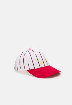 Karl Kani SIGNATURE PINSTRIPE UNISEX - Cap - White/red/light Blue