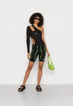 Karl Kani SIGNATURE TIE DYE CYCLING - Shorts - Black, Damen -Outlet KARL KANI Store 85695211c7874eb3b94d2f985ea9c6e5
