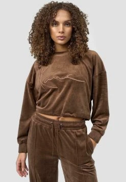 Karl Kani Sweatshirt - Brown, Damen