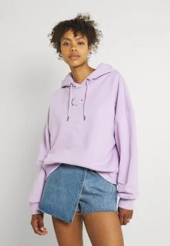 Karl Kani SMALL SIGNATURE HOODIE - Sweatshirt - Lilac, Damen