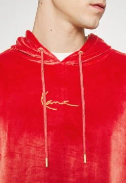 Karl Kani SMALL SIGNATURE HOODIE UNISEX - Sweatshirt - Dark Red -Outlet KARL KANI Store 88f07e8e89684a0a887f0414b97902bb