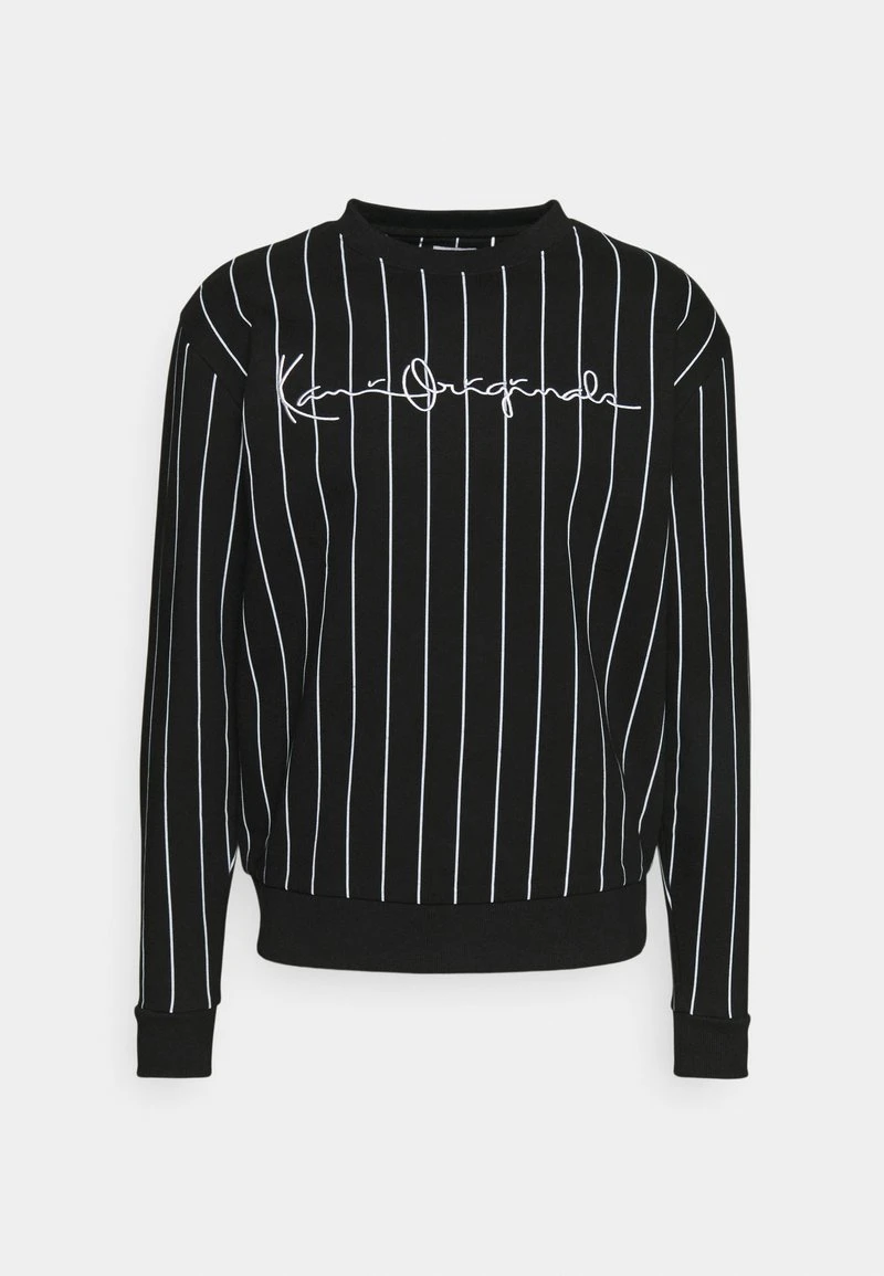 Karl Kani UNISEX ORIGINALS PINSTRIPE CREW - Sweatshirt - Black 6 Karl Kani UNISEX ORIGINALS PINSTRIPE CREW - Sweatshirt - Black – Bild 4