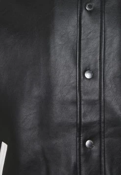 Karl Kani JACKET UNISEX - Kunstlederjacke - Black -Outlet KARL KANI Store 89ccd9f4293444dbb37fb128074829b1